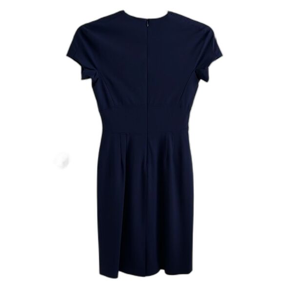 EUC MM Lafleur Emma Dress Deep Indigo Blue Soft Wool Sz 6 - Picture 3 of 13